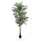 9ft. Potted Green UV Resistant Artificial Double Robellini Palm Tree